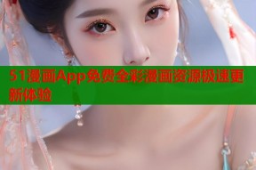 51漫画App免费全彩漫画资源极速更新体验